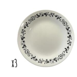 Set of 3 Vintage Corelle Garden Getaway 6.75” Bread Plates